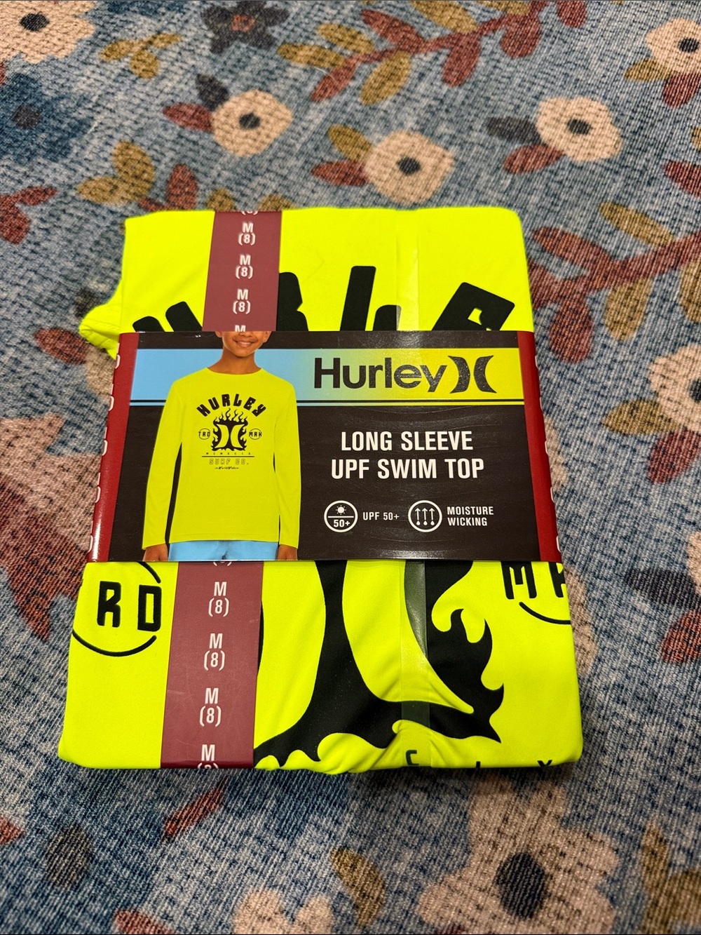 NWT • Hurley •  long sleeve UPF swim top